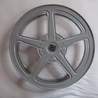 FILMROLLE, VINTAGE, METALL, DURCHMESSER 44 cm, TOP ZUSTAND