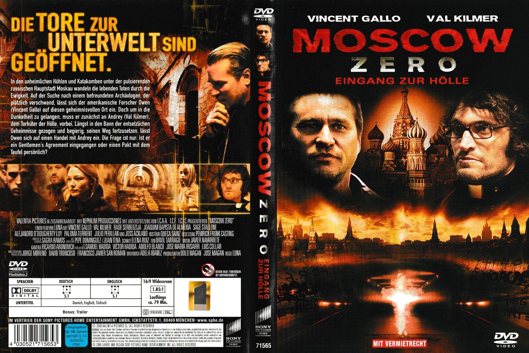 Tutti i DVDs: DVD - Moscow Zero - Eingang zur Hölle – Usato da Langnau am Albis venduto da MediaRescuerKeLoX