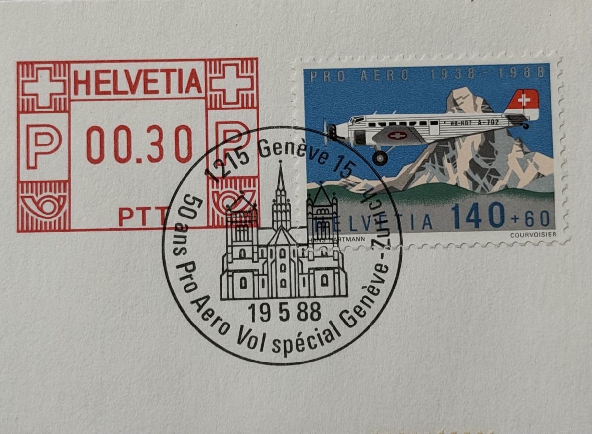 Tutti i francobolli: FDC 50 ans Pro Aero – Usato da Petit-Lancy venduto da Solcarm 1