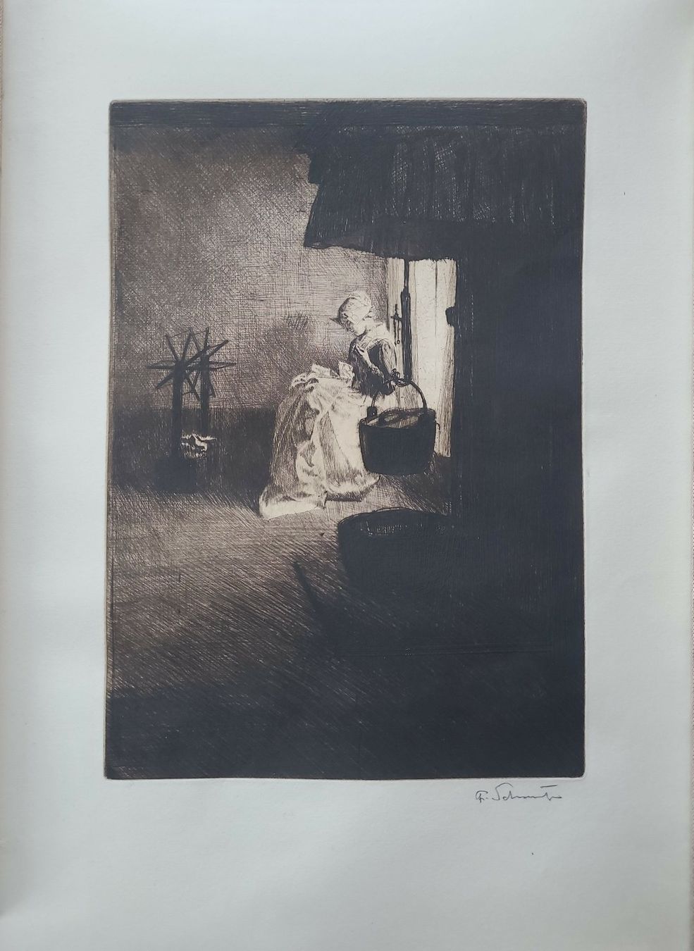 Foto & Immagini: Ferdinand SCHMUTZER (1870-1928) - Radierung – Usato da Elgg venduto da cuendetkunst