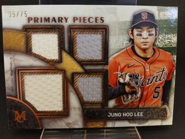Topps Museum Baseball Jung Hoo Lee Quad Relic /75