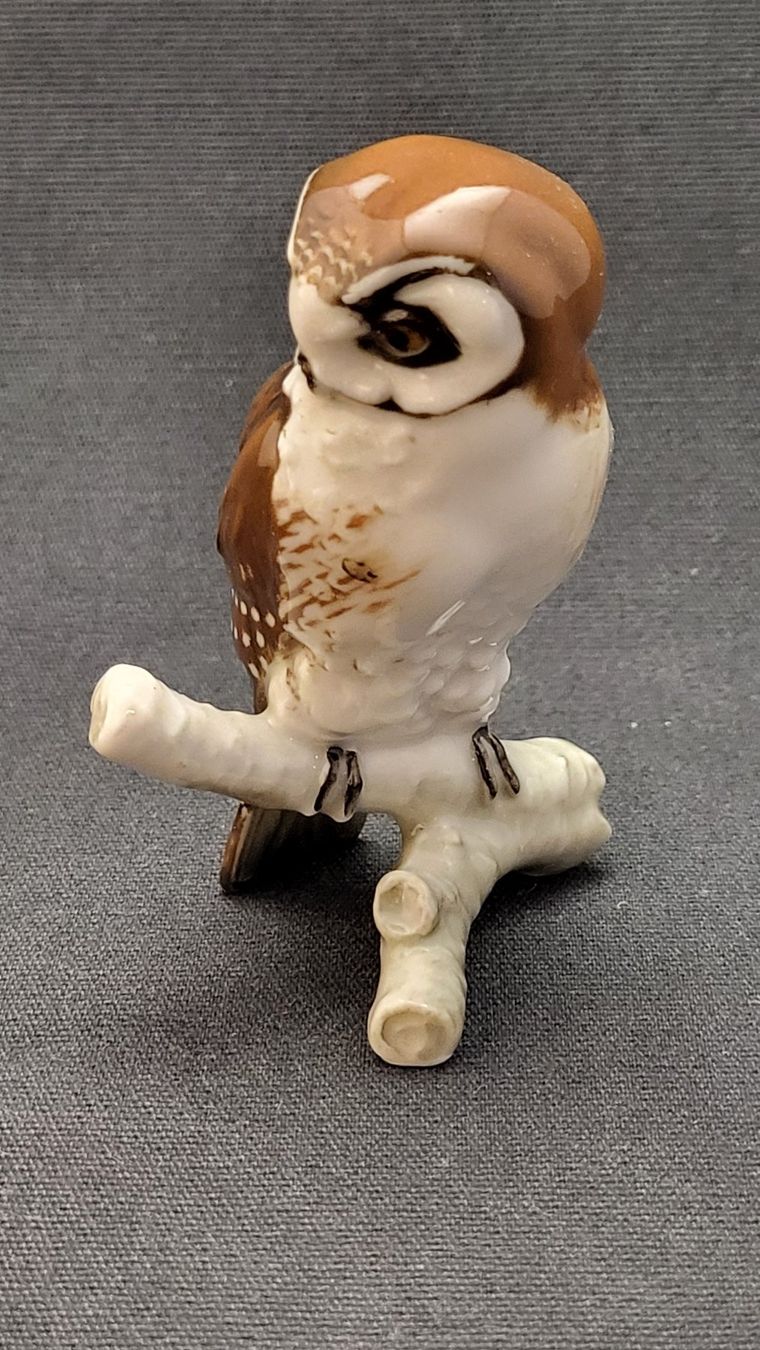 Hutschenreuther Statuette: Porzellan-Eule HUTSCHENREUTHER – Usato da Basel venduto da spinne02 1