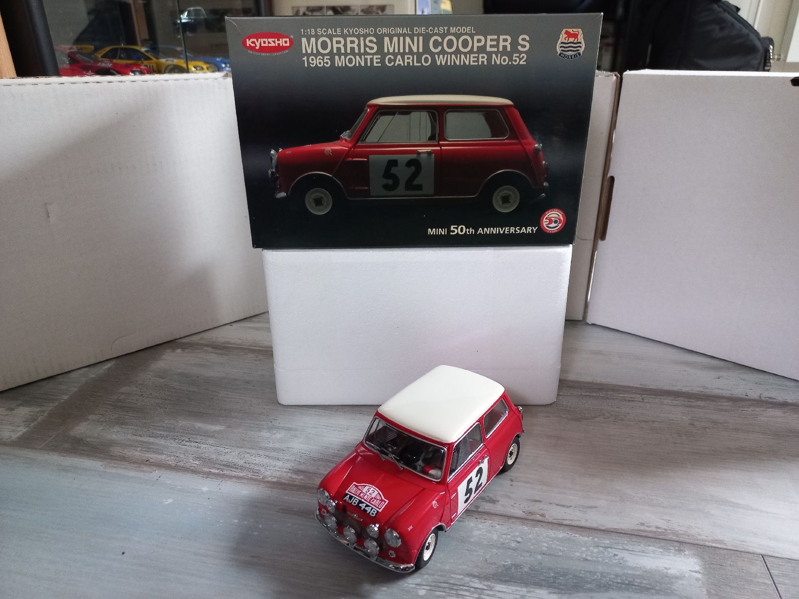 Kyosho Modellini d'auto: Morris Mini Cooper S 1/18 Kyosho – Nuovo (secondo la descrizione) da Attalens venduto da remy_s00