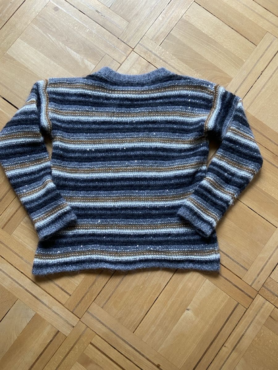 Max Mara Maglioni & Felpe: Max Mara Studio Sondrio striped sequin sweater Pulli – Usato da Münchenstein venduto da B771 5