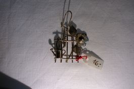 Silber 925, Sterling Silber - Ohrhänger/Anstecker Gartenzaun