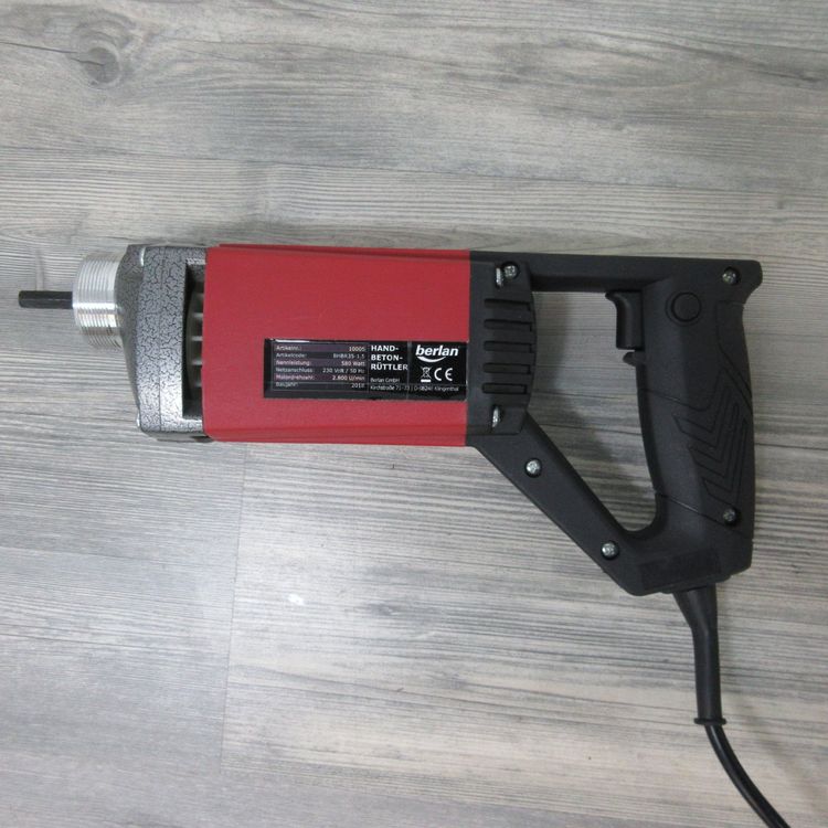 BAOCHADA Elektrischer Betonrüttler 1300W - 4300 U/min Mit 1,5m Kupferstange Für Bauarbeiten