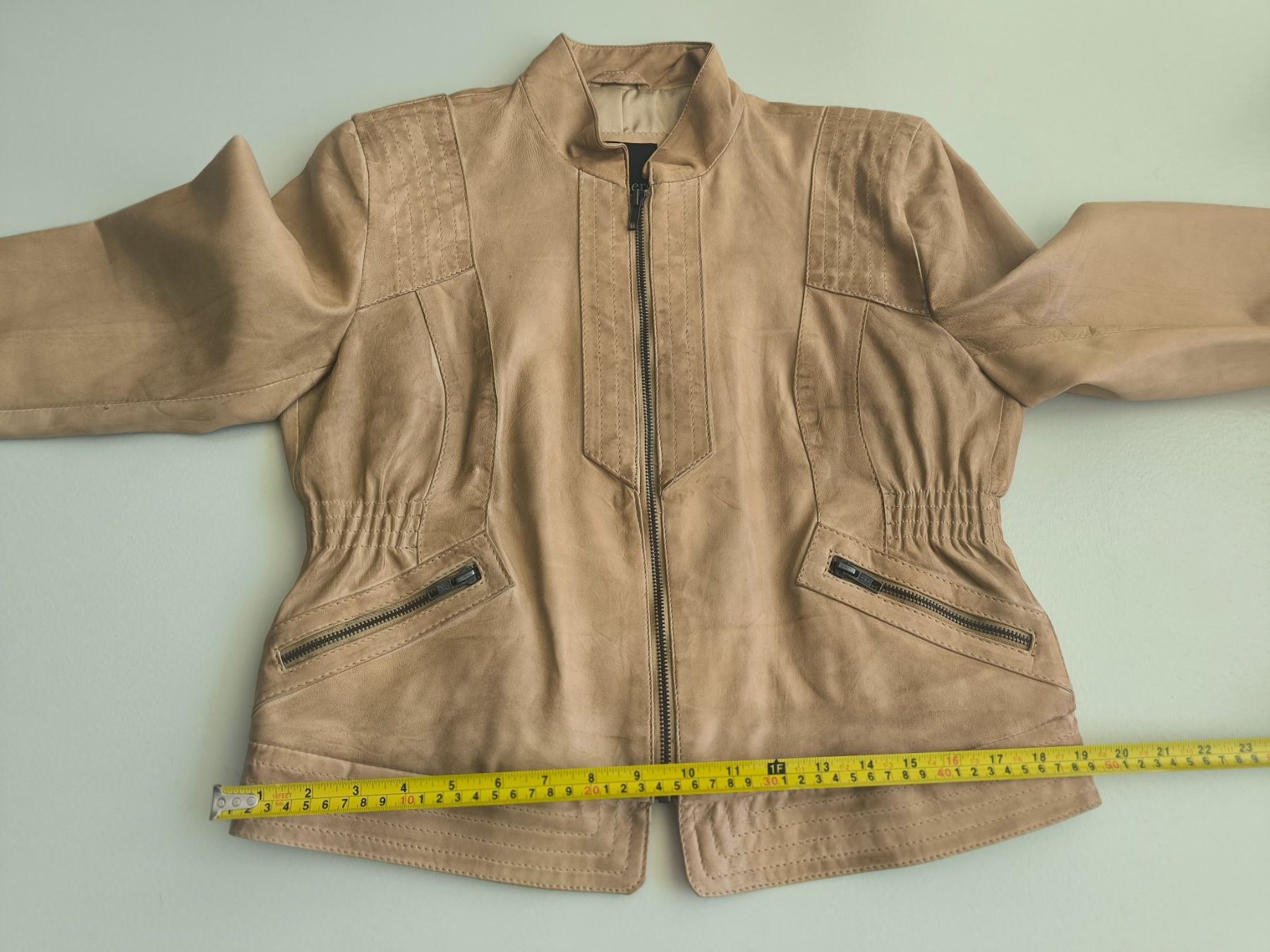 Giacche: Echtleder beige Jacke mittel – Usato da Wallisellen venduto da C_DM 7