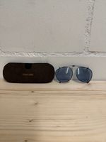 Tom Ford Clip-On Sonnenbrille blau mit Etui