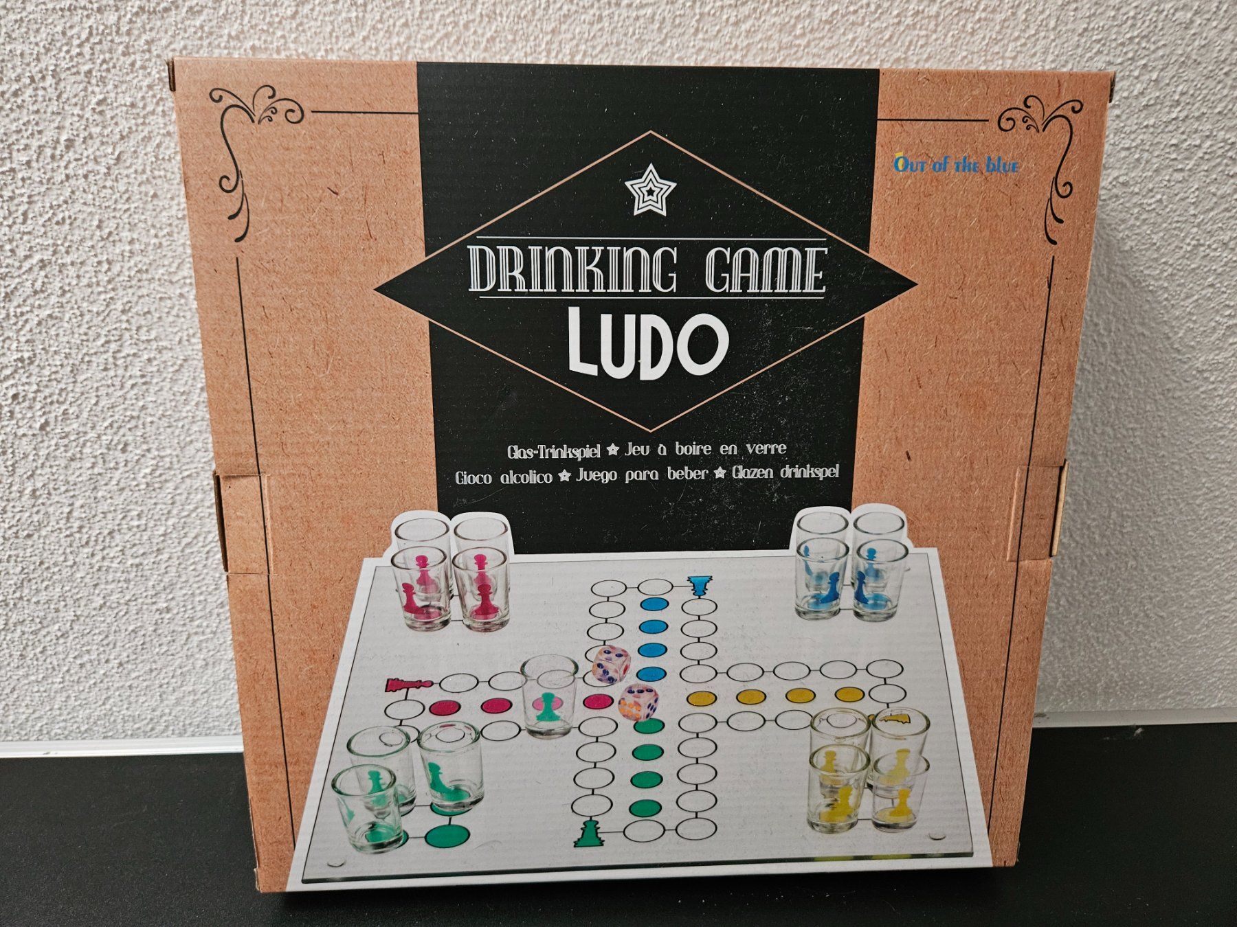 Giochi: Neu - Drinking Game - Ludo - Glas Trinkspiel – Nuovo e nell'imballaggio originale da Dagmersellen venduto da Jarsetz_Restposten