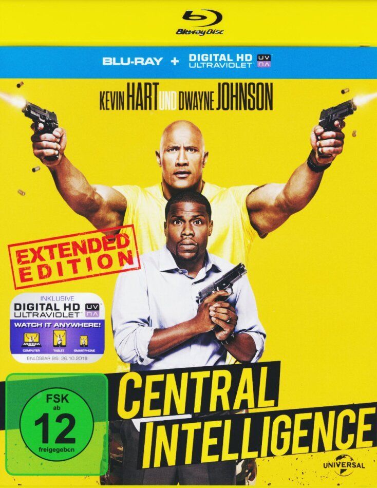 Tutti i DVDs: Central Intelligence (Bluray) Extended Edition – Usato da Uzwil venduto da visions77
