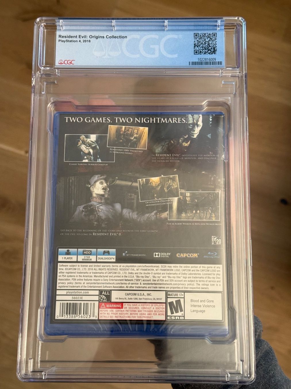 Giochi: Resident Evil Origins Collection USA CGC 9.2 A+  NO WATA PSA – Usato da Ebmatingen venduto da omgmrtea 1