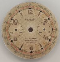 Vintage L.A. Leuba cadran - Landeron 149