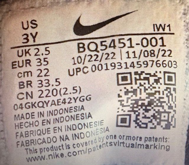 Nike Scarpe da uomo: Nike Sneakers All Day Play Grösse 35 – Usato da Lömmenschwil venduto da classico01 4