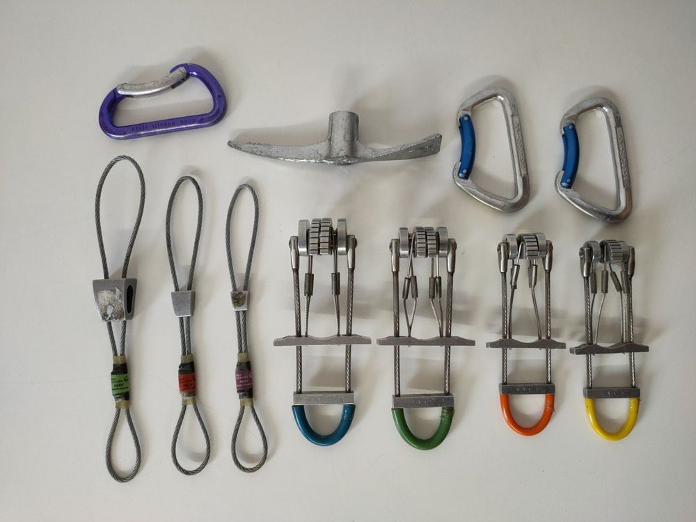 Kletterkarabiner-Aufbewahrungstasche – Rollbeutel Aus Nylon/PU, 84x27cm, Mit Netztaschen & Tragegriff, Für Kletterzubehör