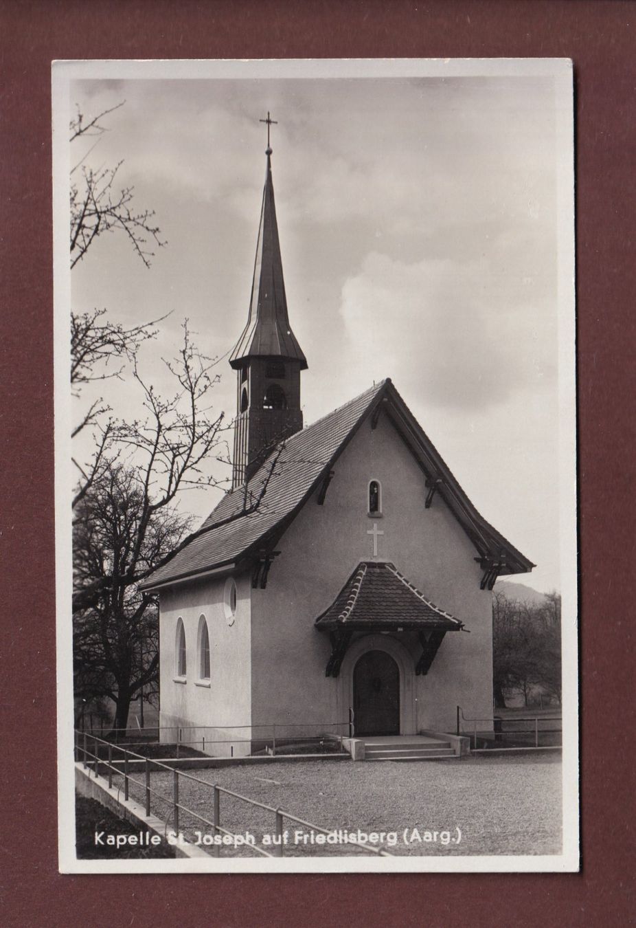 Cartoline postali: Kapelle ST. JOSEPH auf FRIEDLISBERG – Usato da Pully venduto da nicecards