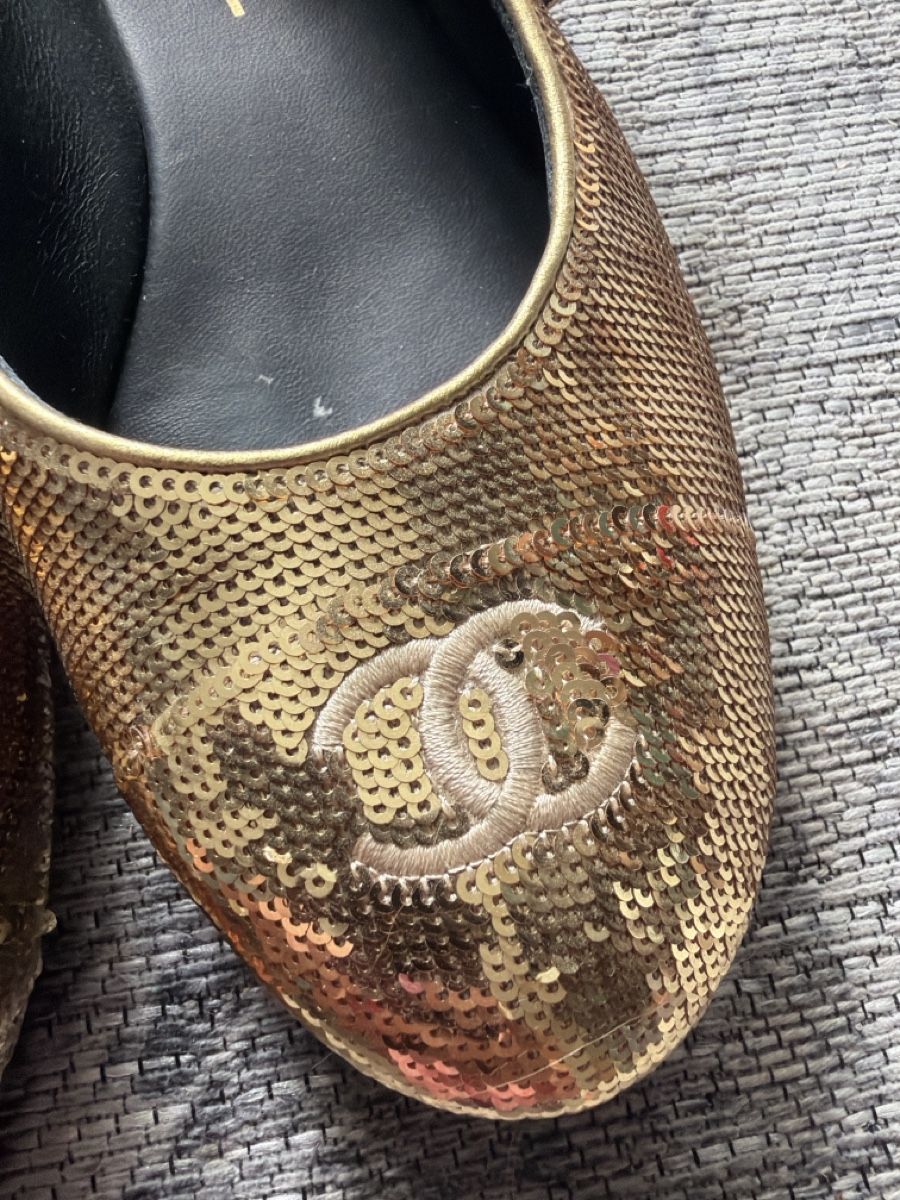 Chanel Damenschuhe: Chanel Sequin Ballerinas  – Gebraucht aus Stallikon von RTagel 3
