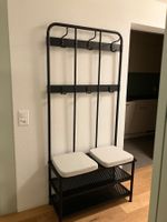 Garderobe IKEA PINNIG Garderobe-Bank 193x37x90 schwarz