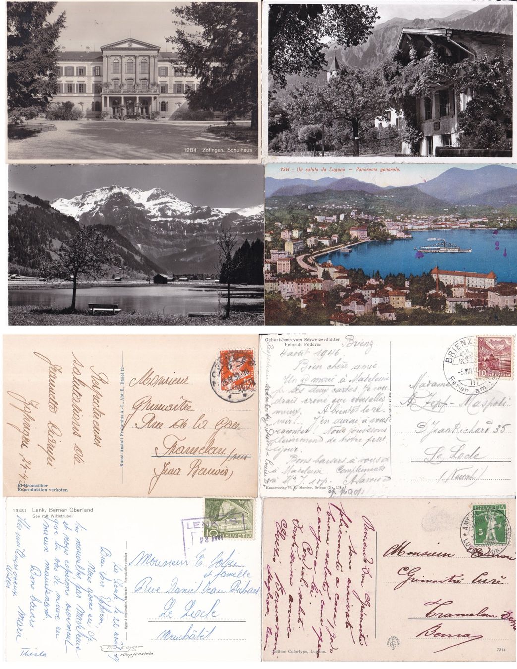 Cartoline postali: 25 Stk. Alte CH Ansichtskarten. PJ, Bundesfeier etc. – Usato da Münchwilen AG venduto da Nesar 3