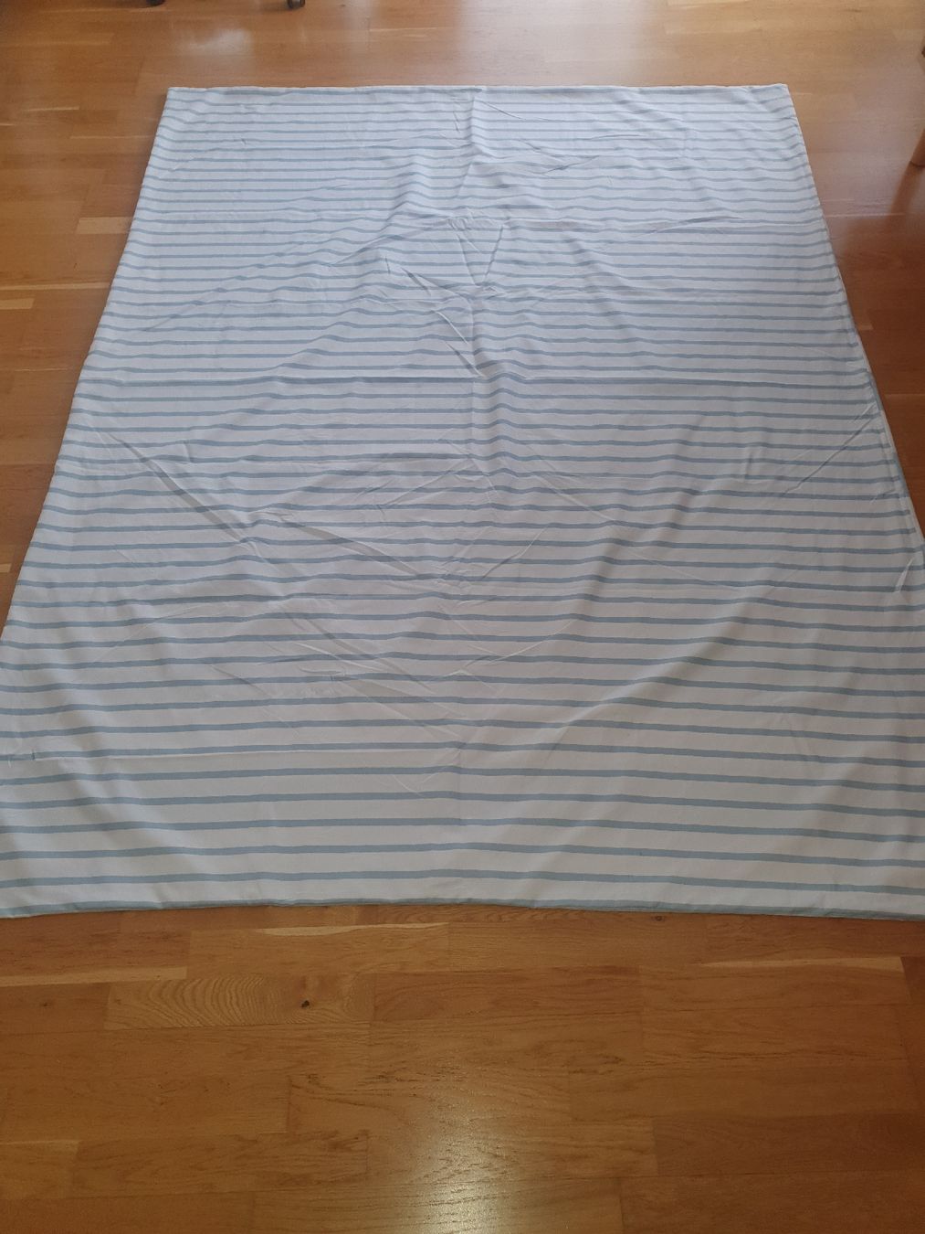 Biancheria da letto: 2x Bettanzug, Hellblau-Weiss Gestreift, Maritime Style – Usato da Moosseedorf venduto da Sonnenschein.. 7