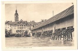Olten Holzbrücke erbaut 1806