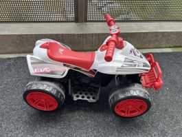 Quad électrique enfant EVO blanc et rouge - comme neuf