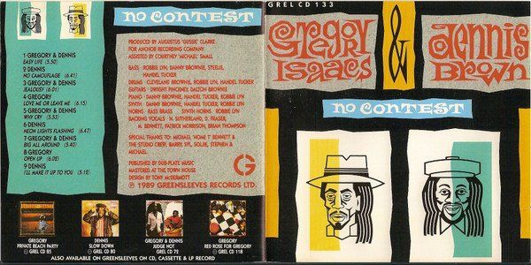 CDs: Gregory Isaacs Dennis Brown NO CONTEST Reggae, Dancehall  CD – D'occasion à Kandergrund par Sososo 3