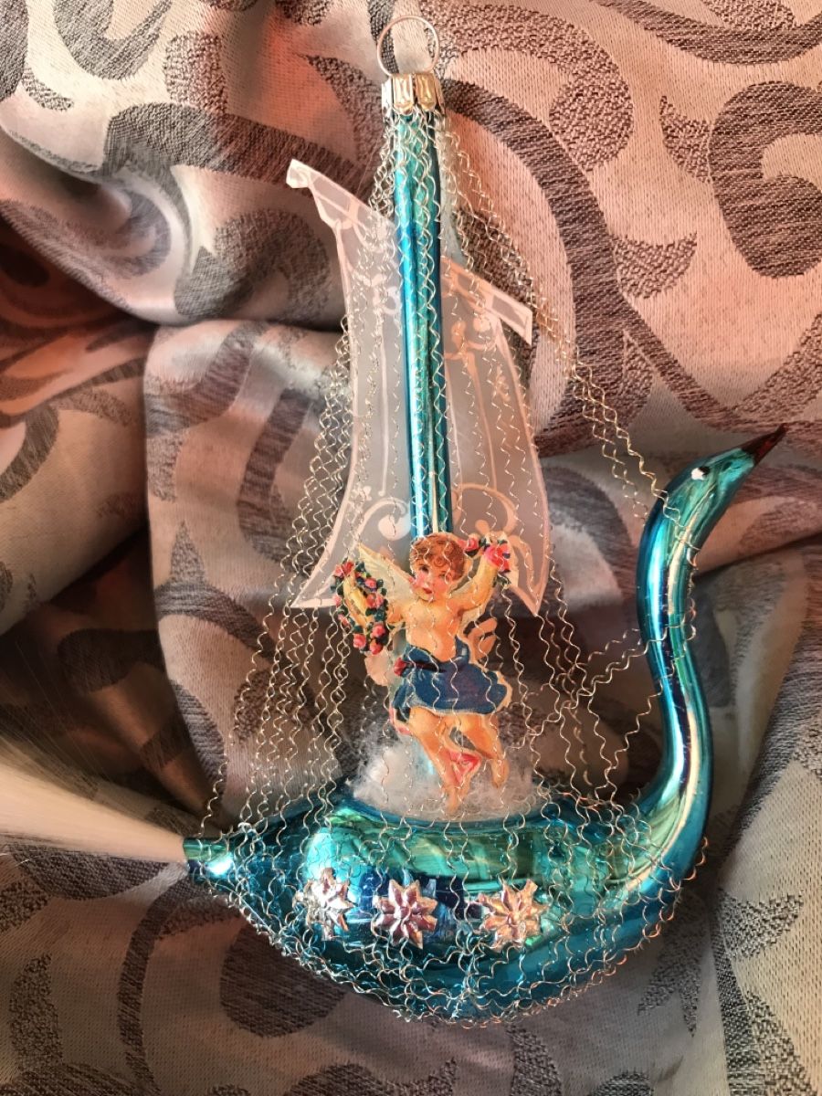 Tutte le decorazioni: Blauer Schwan nostalgischer Christbaumschmuck Lauscha – Nuovo e nell'imballaggio originale da Alpnach Dorf venduto da marvo 4