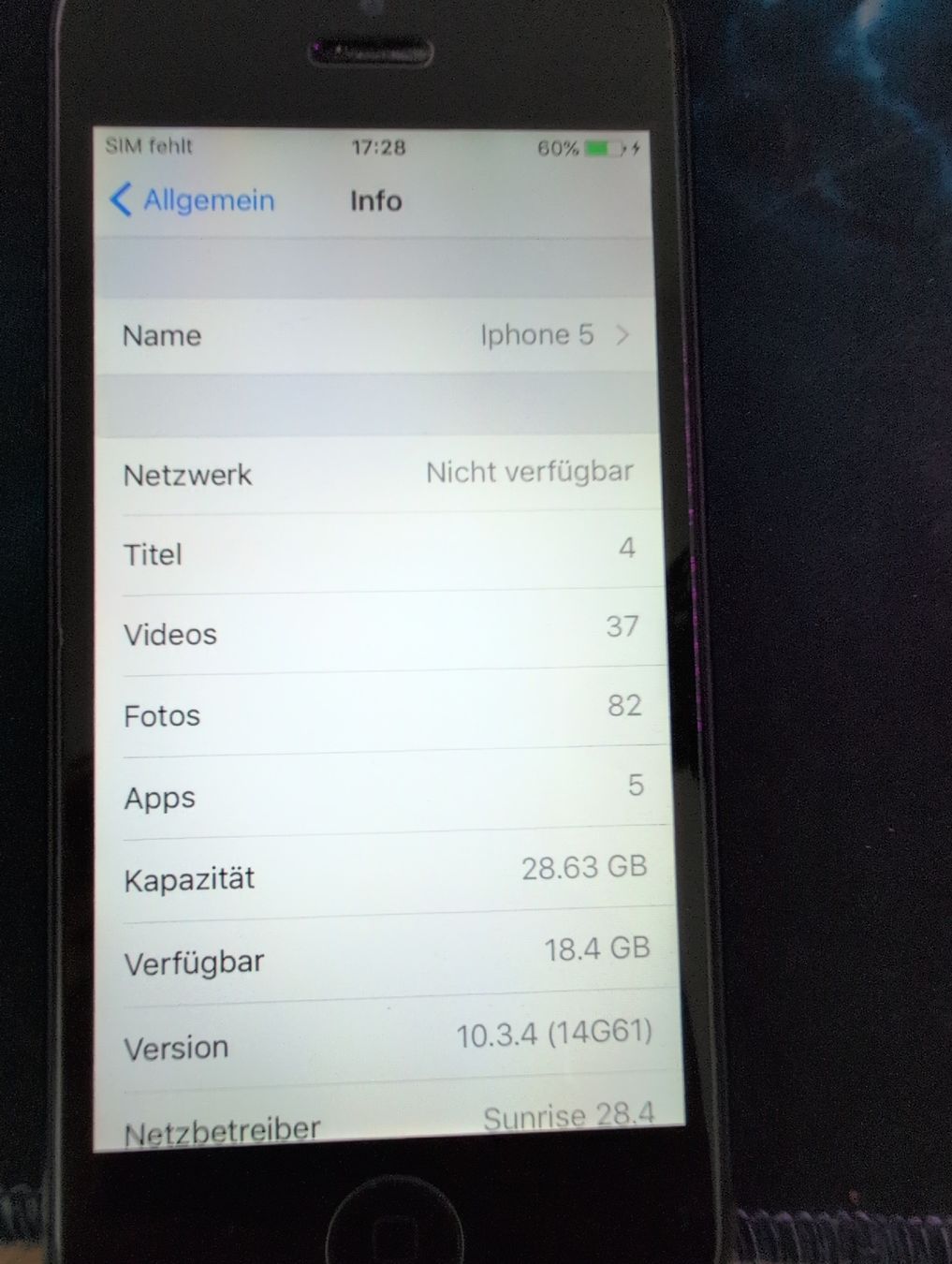 Apple Portables: Iphone 5 – D'occasion à Stetten SH par Hrbt 7