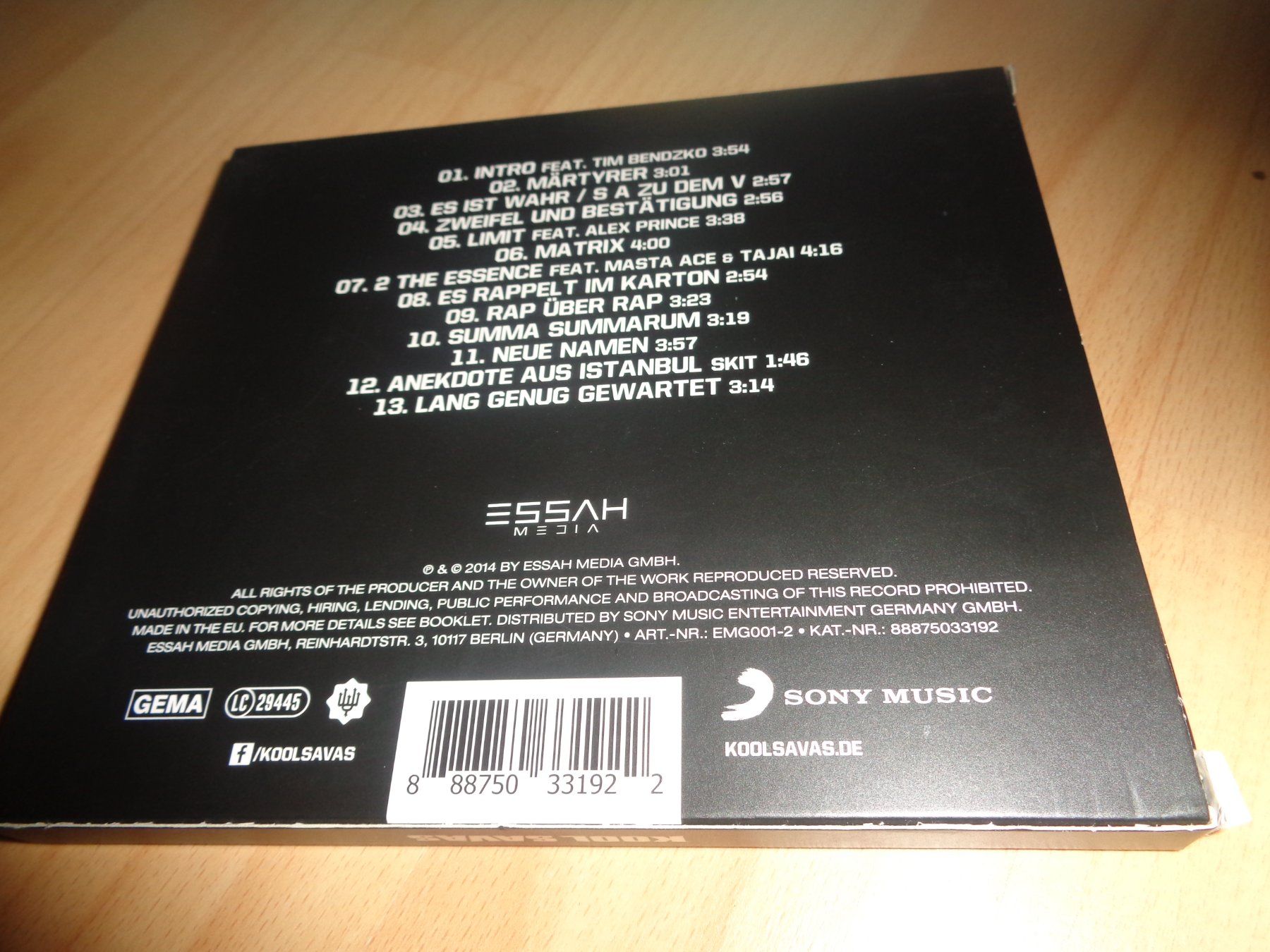CD: Kool Savas - Märtyrer CD – Usato da Olten venduto da Disc-Ausverkauf 1