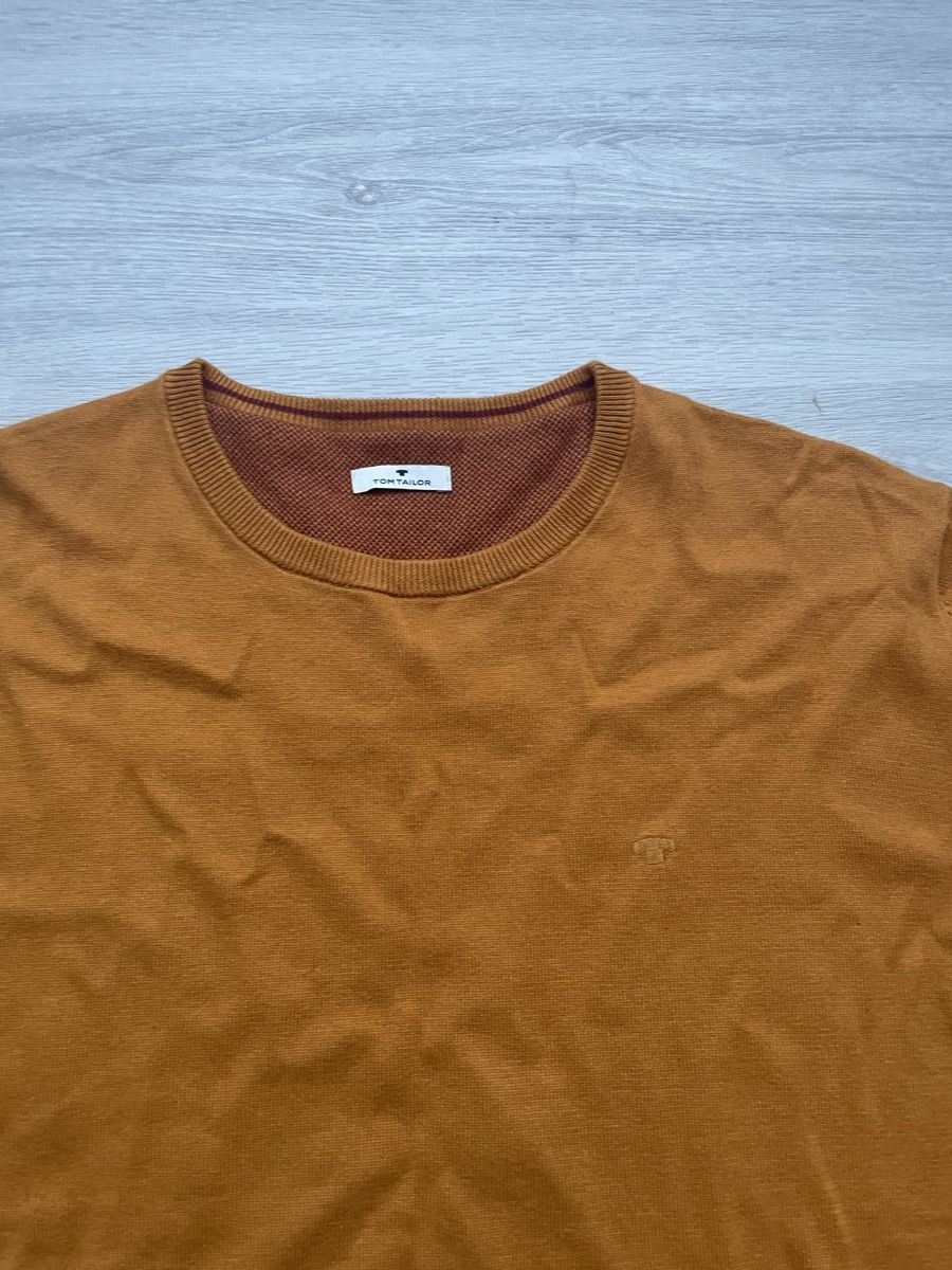 Tom Tailor Maglioni & Felpe: Herren Pullover Tom Tailor rostbraun Grösse M neu – Usato da Ennetaach venduto da Ustraessle 1