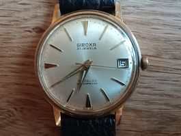 GIROXA: Mechanische Herren Armbanduhr ca 32mm, Datumsanzeige