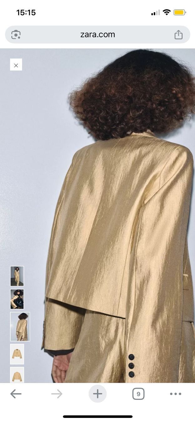 Zara Vestes: ZARA Goldfarbener Blazer – Neuf avec emballage d'origine à Seedorf UR par Vita000 2
