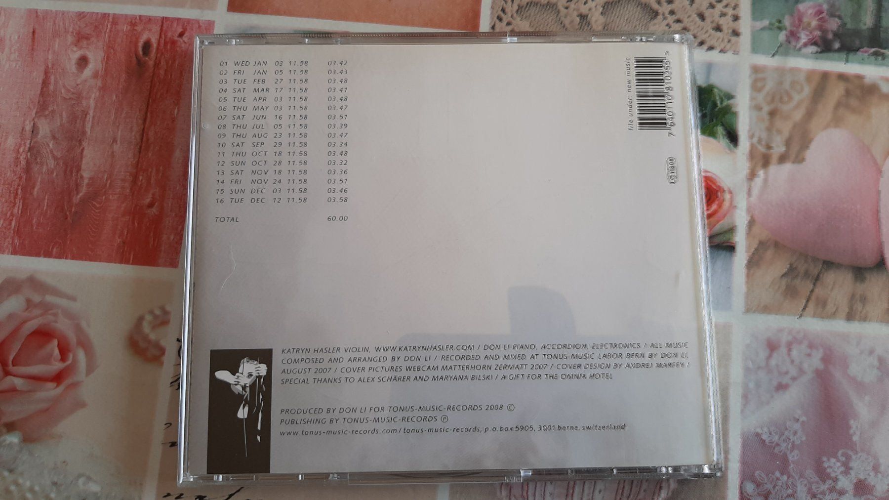 CDs: CD Katryn Hasler 11:58 Electro Expérim. – D'occasion à Pully par bro_n52j 2