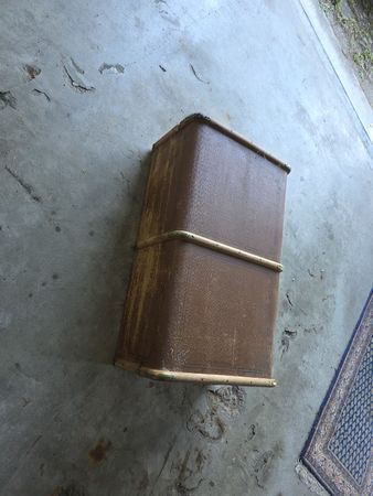 Reisekoffer Vintage braun 60cm Breite gebraucht