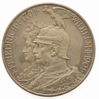 Königreich Preussen 5 Mark 1901 Kaiser Wilhelm II. Silber