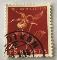 PRO JUVENTUTE  BRIEFMARKEN GESTEMPELT  