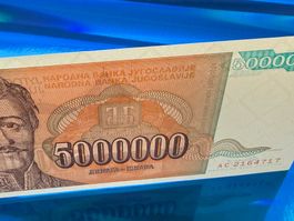Belgrad 1993 - Jugoslawien - 5000000 Dinara UNC - Карађорђе