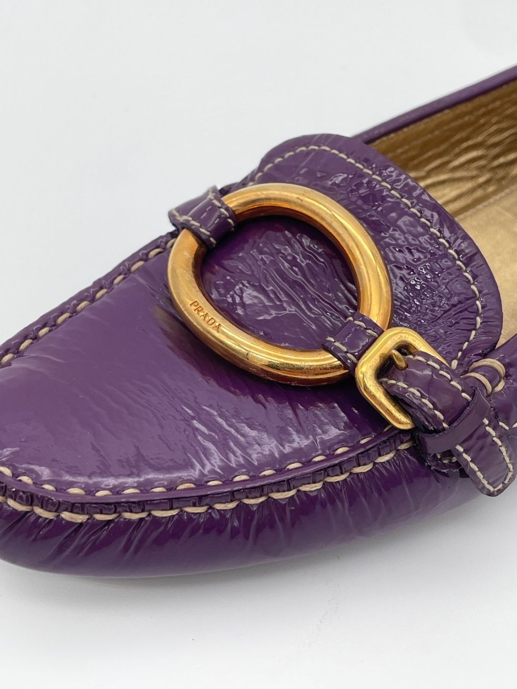 Prada Scarpe da donna: Prada Vernice Loafer EU 37 Lila – Usato da Zürich venduto da shoe_shop 5