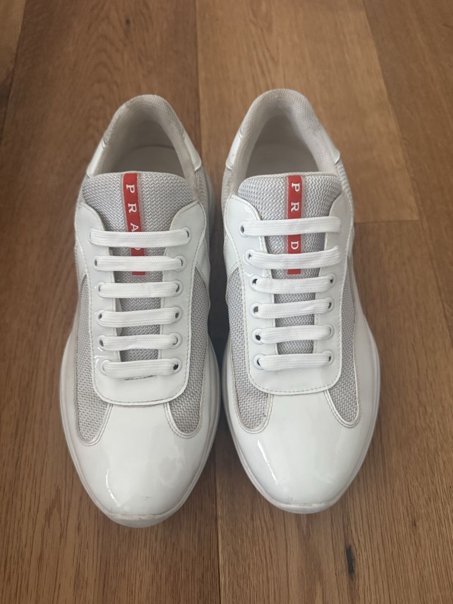 Prada Herrenschuhe: Weisse Prada Cups getragen – Gebraucht aus Rapperswil SG von dia_p6d7 1