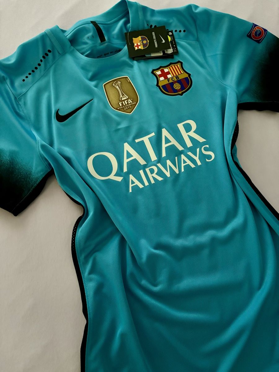 FC Barcelona Canottiere & Pantaloni: FC BARCELONA NIKE MESSI AUTHENTIC THIRD TRIKOT – Nuovo (secondo la descrizione) da Rain venduto da JerseyLegends 3