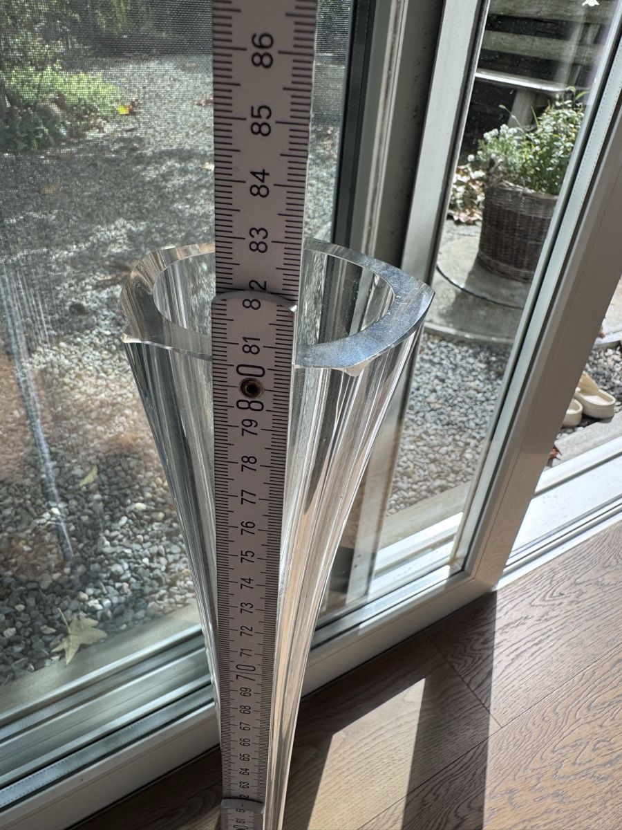 Vasen & Gefässe: Glasvase klar ca. 80 cm hoch  – Gebraucht aus Niederbüren von Oetschli 4