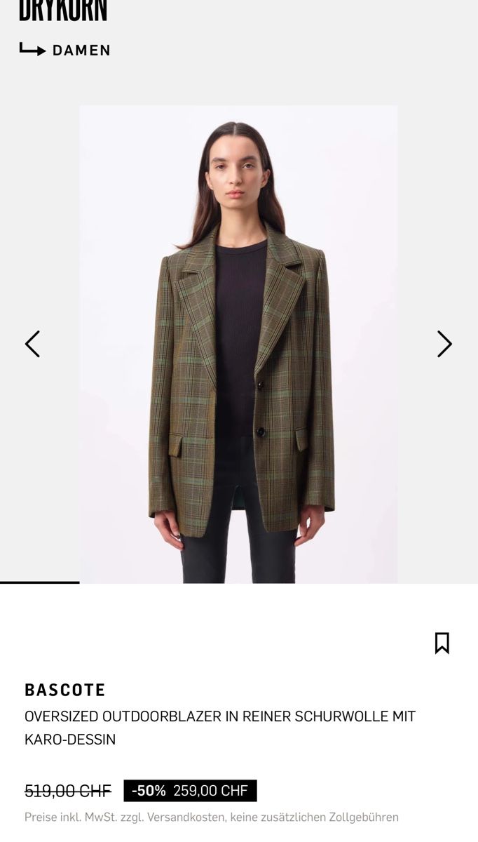 Drykorn Completi & Tailleur: Drycorn Schurwolle Blazer – Nuovo (secondo la descrizione) da Zürich venduto da mary_5ln5 2