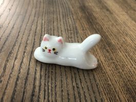 Essstäbchen Besteck Halter Katze Tischdekoration Keramik