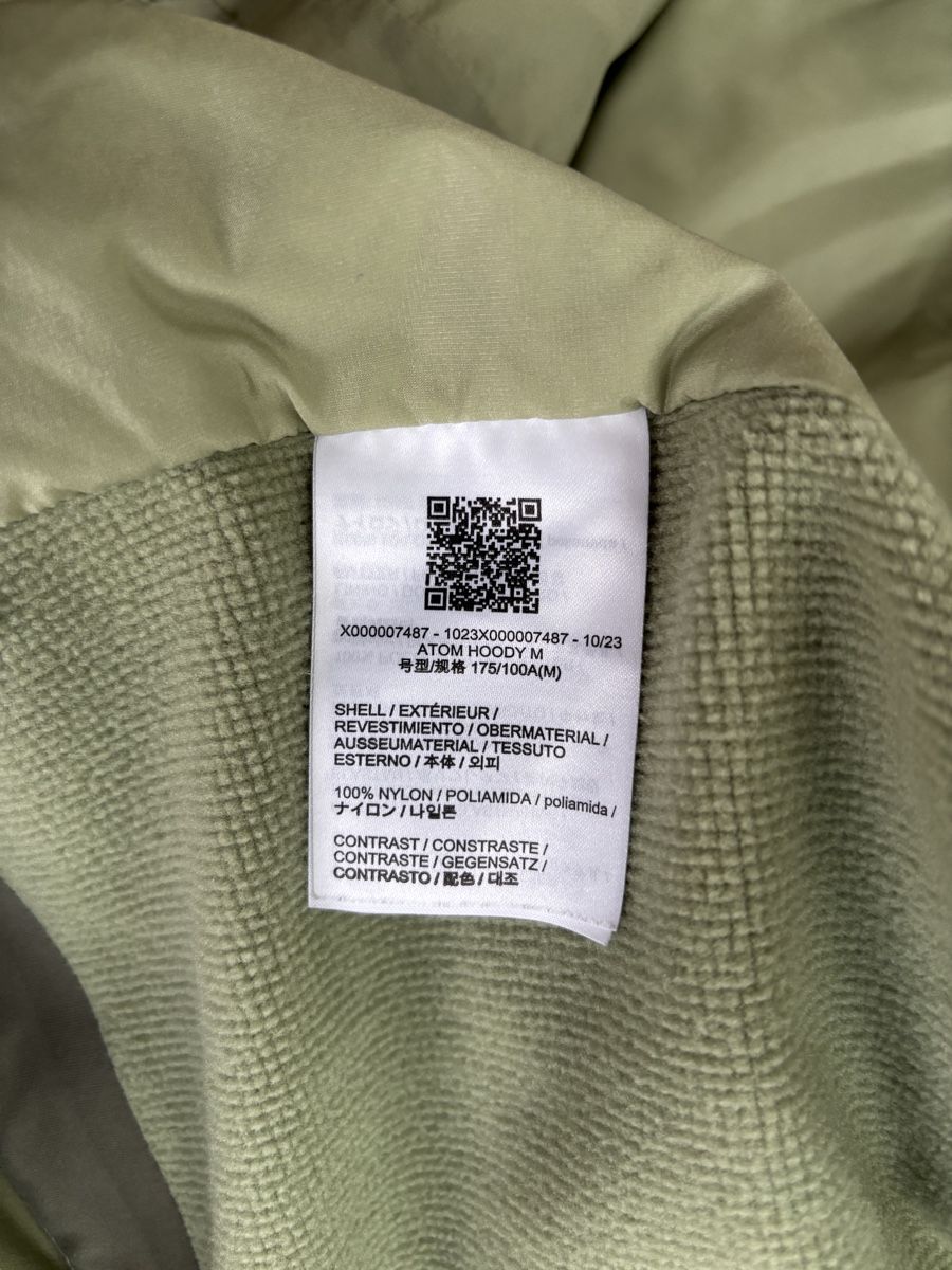 Arcteryx Jacken: Arc'teryx Atom Hoody M – Neu (gemäss Beschreibung) aus Buchs AG von Kmartini 1