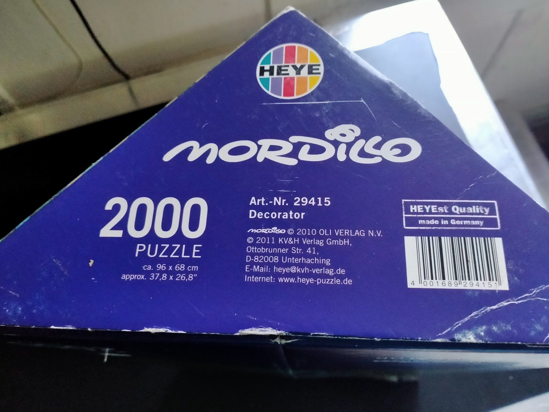 Heye Puzzle: MORDILLO Decorator Nr. 29415 Rare Puzzle 2000 – Usato da Küssnacht am Rigi venduto da perlboote 6