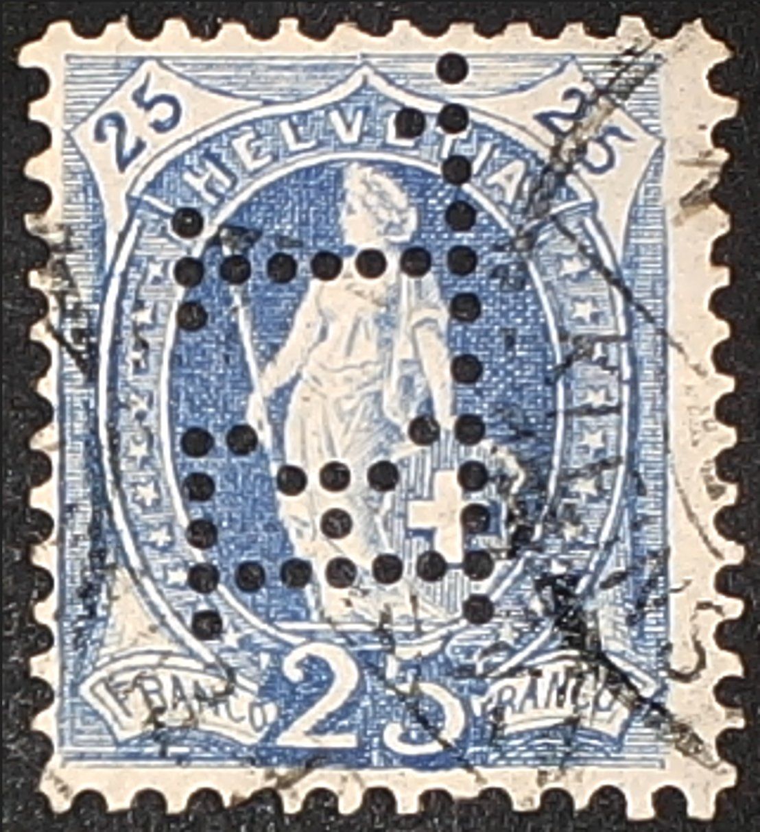 Tous les timbres: Perfin   9 – D'occasion à Opfikon par webstar30