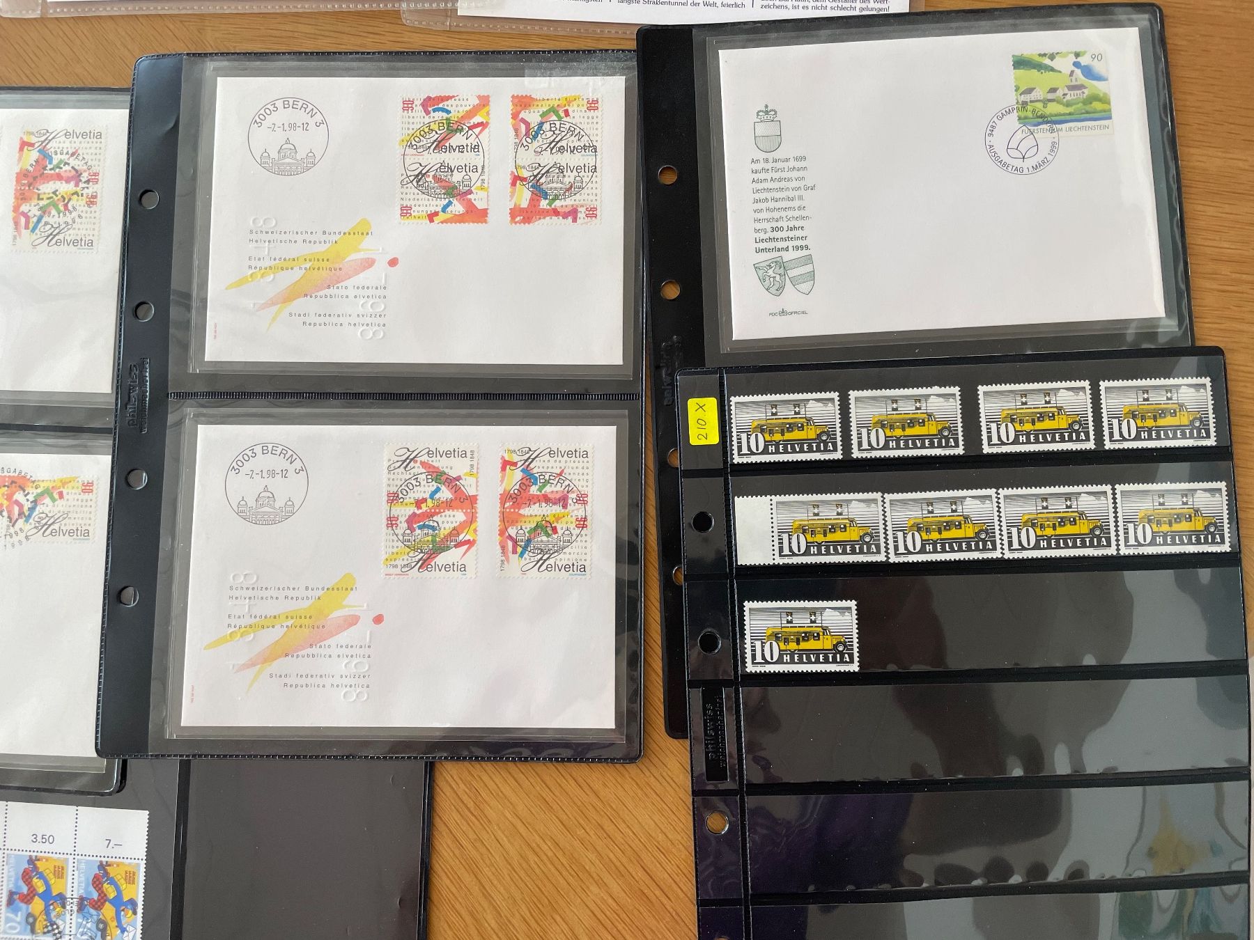 Tous les timbres: Cl. ALPES, B. Piccard, se tenant – D'occasion à Sonceboz-Sombeval par Comment2 9