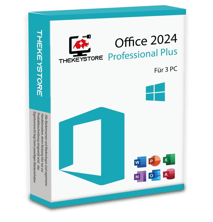 Microsoft Office 2024 Professional Plus 3 PC's Acheter sur Ricardo