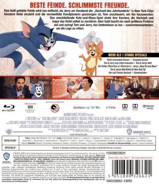 Tutti i DVDs: Bluray - Beste Feinde - schlimmste Freunde - Tom und Jerry – Usato da Bern venduto da carola31 1