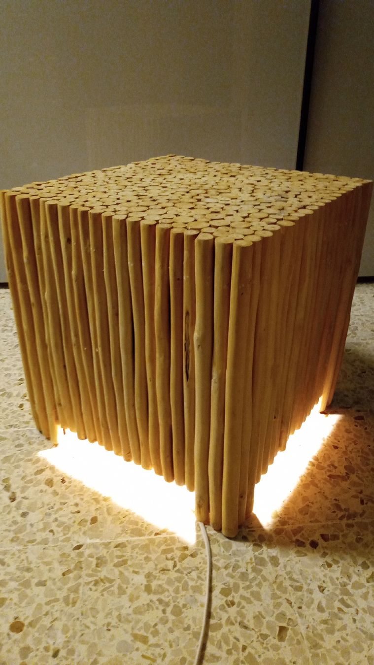 Lampade: Lampe trendy en bois clair - à retirer GE, VD – Usato da Meyrin venduto da pamanic 1